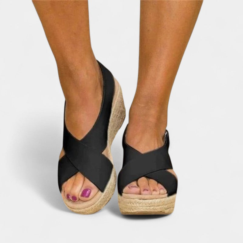 Gleame.-Schoenen-Gleame Sandalen - Vrouwen wedge heel casual sandalen