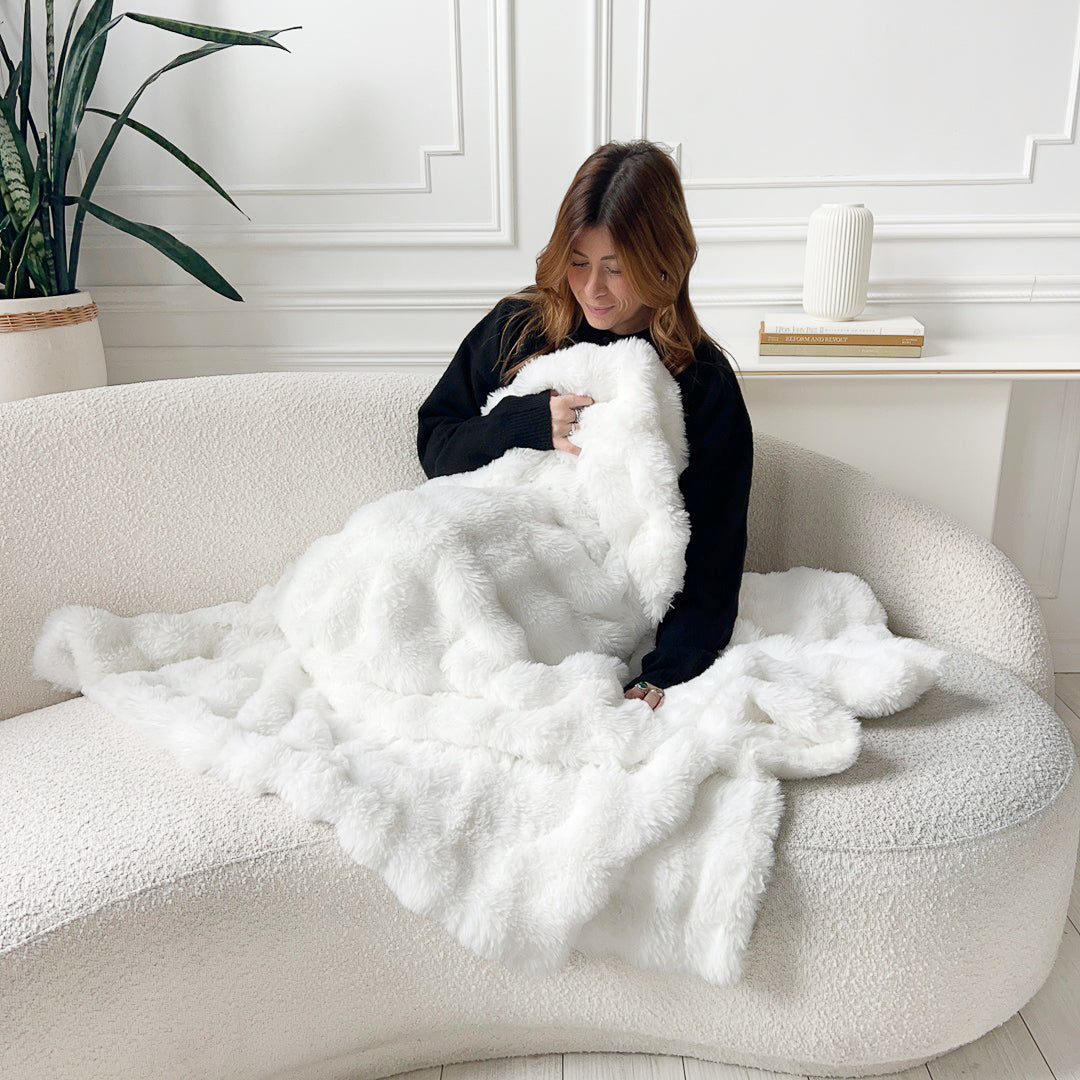 Gleame.-Blanket-Gleame Deken - Super zachte fleecedeken met pluizige textuur voor extra comfort