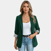 Gleame.-Blazer-Gleame | Blazer Dames 3/4 Mouw Reverskraag Enkele Knoop