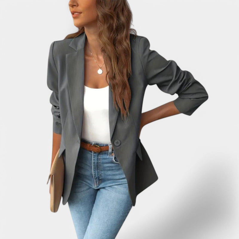 Gleame.-Blazers &amp; Blouses-Gleame Blazer - Casual blazer voor dames met een stijlvolle look