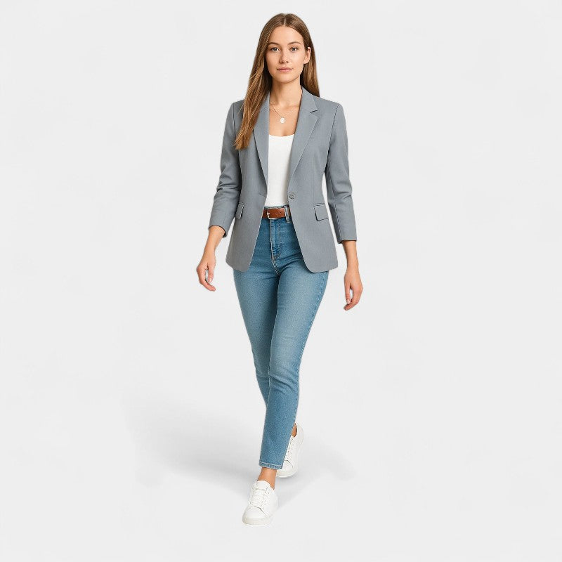 Gleame.-Blazers & Blouses-Gleame Blazer - Casual blazer voor dames met een stijlvolle look