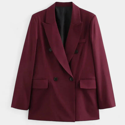 Gleame.-Blazers &amp; Blouses-Gleame Blazer - Elegante dubbele breasted blazer voor dames