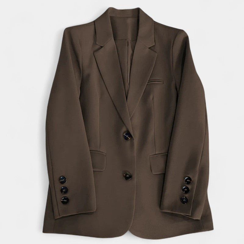  Gleame.-Blazers & Blouses-Gleame Blazer - Nette dames blazer met knopen