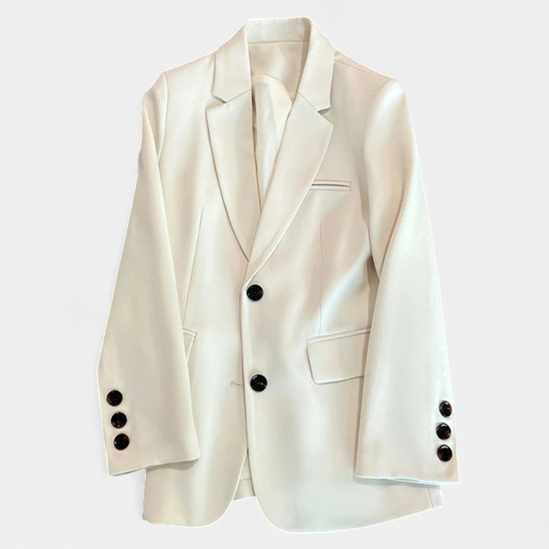  Gleame.-Blazers & Blouses-Gleame Blazer - Nette dames blazer met knopen
