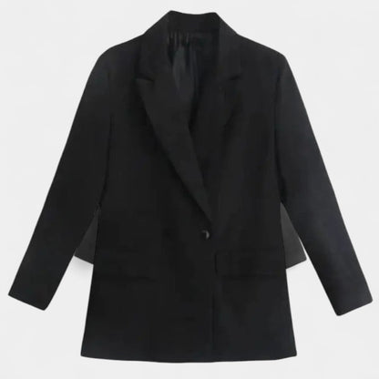 Gleame.-Blazers &amp; Blouses-Gleame Blazer - Vintage dubbele knoop blazer met zakken