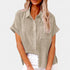 Gleame.-Blazers & Blouses-Gleame Blouse - Casual zomerblouse voor dames met stijl