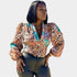 Gleame.-Blazers & Blouses-Gleame Blouse - Classic hipline blouse voor vrouwen met V-hals