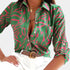 Gleame.-Blazers & Blouses-Gleame Shirt - Dames shirt met lange mouwen en print