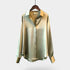 Gleame.-Blazers & Blouses-Gleame Top - Elegante gebreide cardigan met knopen en kraag