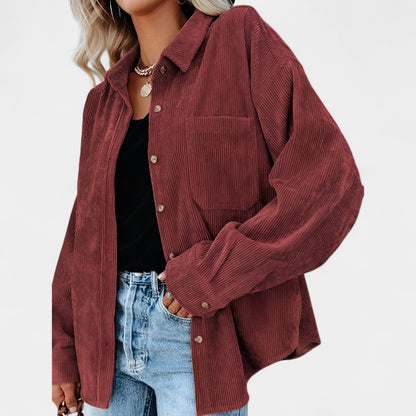 Gleame.-Blazers &amp; Blouses-Gleame Tops en Blouses - Stijlvolle damesblouse met lange mouwen