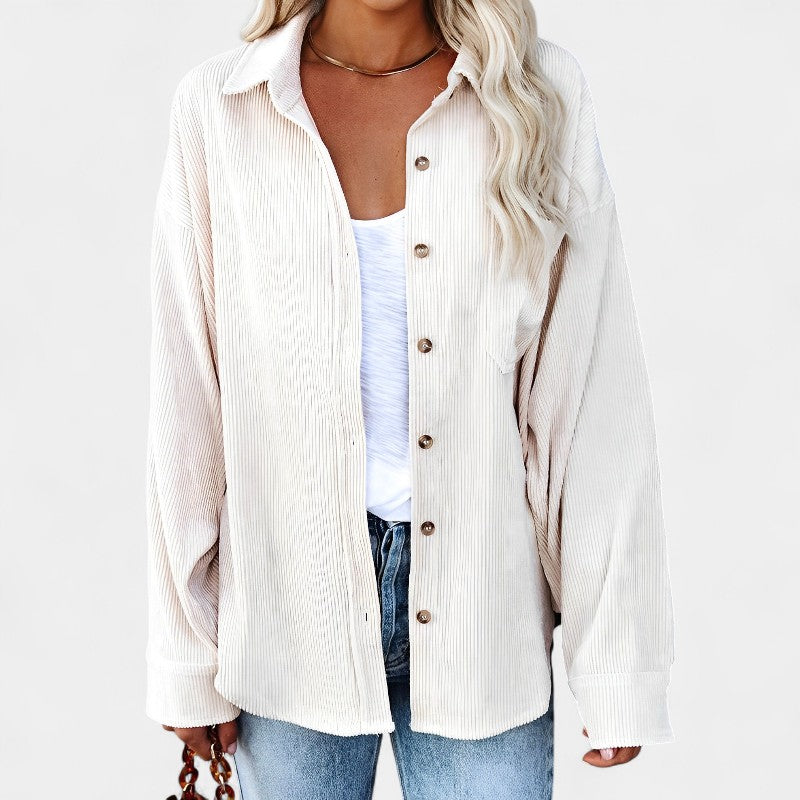 Gleame.-Blazers &amp; Blouses-Gleame Tops en Blouses - Stijlvolle damesblouse met lange mouwen