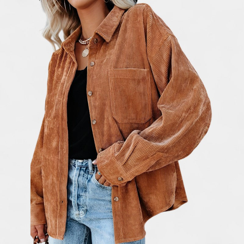 Gleame.-Blazers &amp; Blouses-Gleame Tops en Blouses - Stijlvolle damesblouse met lange mouwen