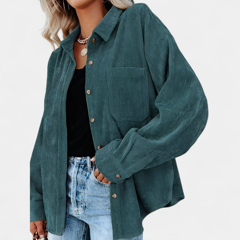 Gleame.-Blazers &amp; Blouses-Gleame Tops en Blouses - Stijlvolle damesblouse met lange mouwen