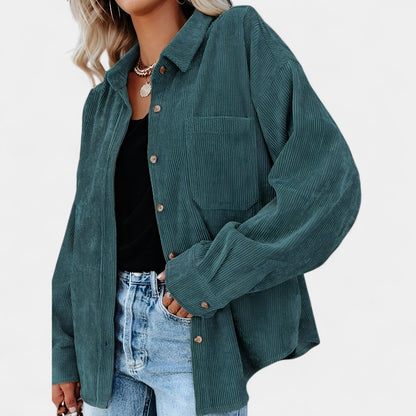 Gleame.-Blazers &amp; Blouses-Gleame Tops en Blouses - Stijlvolle damesblouse met lange mouwen