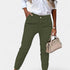 Gleame.-Broeken-Gleame Broek - Casual slim-fit broek met hoge taille voor dames