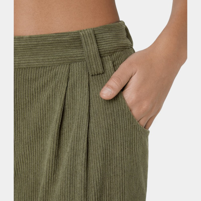 Gleame.-Broeken-Gleame Broek - Comfortabele casual corduroy damesbroek voor een relaxte stijl