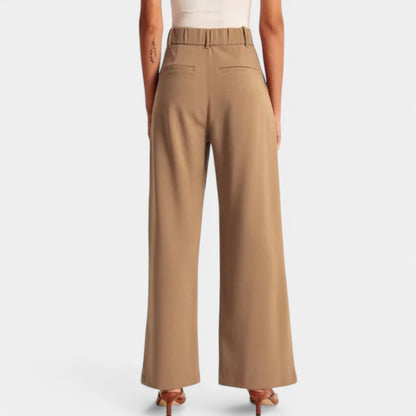 Gleame.-Broeken-Gleame Broek - Elegante wijde broek met flatterende pasvorm