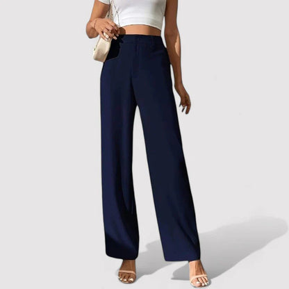 Gleame.-Broeken-Gleame Broek - Elegante wijde broek met flatterende pasvorm