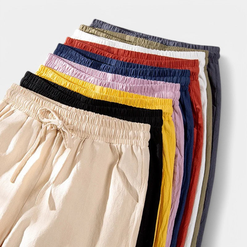 Gleame.-Broeken-Gleame Broek - Zwarte hoge taille broek met zakken