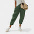 Gleame.-Broeken-Gleame Casual pants - Dames katoen lace-up met zakken