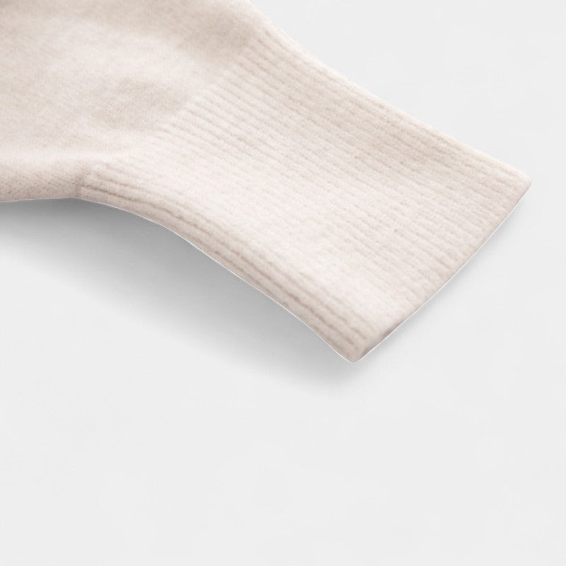 Gleame.-Cardigan-Gleame | Dames Lange Gebreide Cardigan met Open Voorkant en Zakken