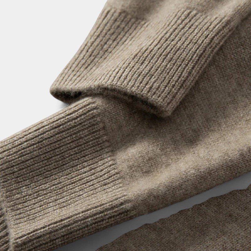 Gleame.-Dames trui-Gleame | Dames Gebreide Trui met Col in Ruim Model