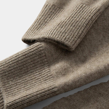 Gleame.-Dames trui-Gleame | Dames Gebreide Trui met Col in Ruim Model