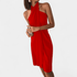 Gleame.-Dress-Gleame jurk - elegante halterjurk met klassieke stijl voor dames