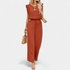 Gleame.-Gleame 2-delig set - Dames elegante broek met kanten details en bijpassende top