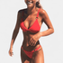 Gleame.-Gleame Bikini - Triangel bikini met ringdetails voor een zomerse strandlook
