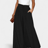 Gleame.-Gleame Broek - Elegante wijde pijpen met hoge taille en trekkoord, polyester