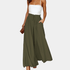 Gleame.-Gleame Broek - Plus size elegante wijde pijpen met hoge taille en functionele zakken