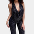 Gleame.-Gleame Jumpsuit - Pailletten met halternek en open rug