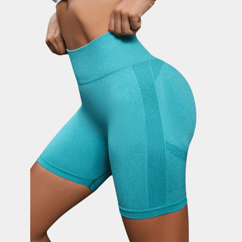 Gleame.-Gleame Short - Dames seamless sportshort met hoge taille en liftend effect