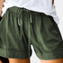 Gleame.-Gleame Shorts - Casual polyester short met elastische taille en trekkoord