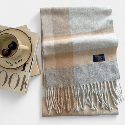 Gleame.-Gleame Sjaal - Warme en veelzijdige sjaal met tartanpatroon