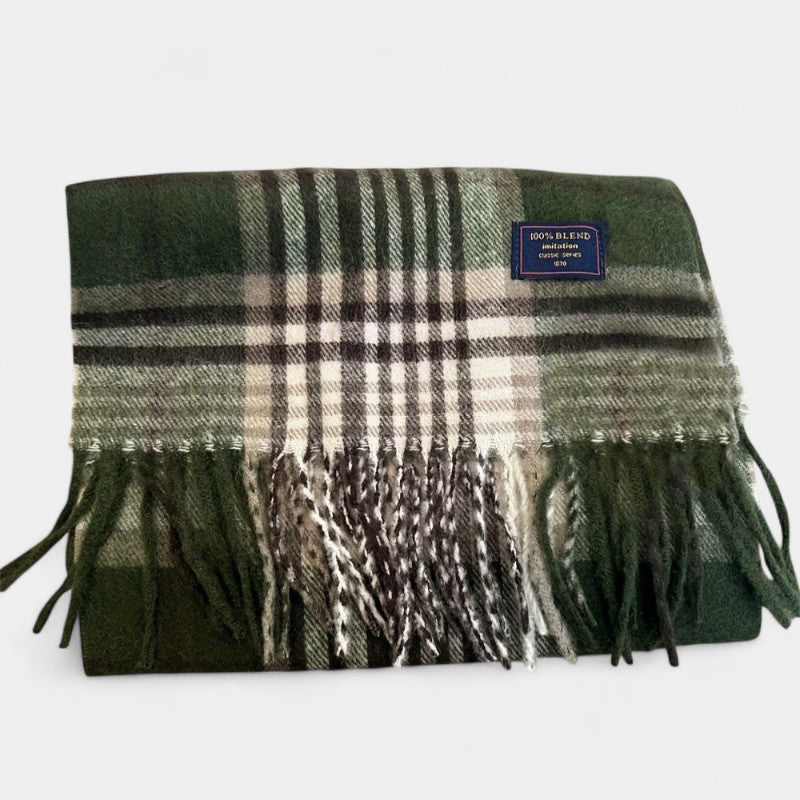 Gleame.-Gleame Sjaal - Warme en veelzijdige sjaal met tartanpatroon