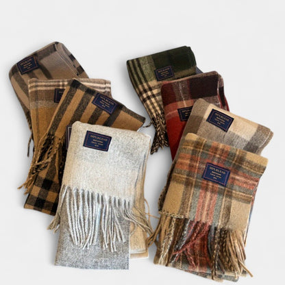 Gleame.-Gleame Sjaal - Warme en veelzijdige sjaal met tartanpatroon