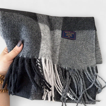 Gleame.-Gleame Sjaal - Warme en veelzijdige sjaal met tartanpatroon