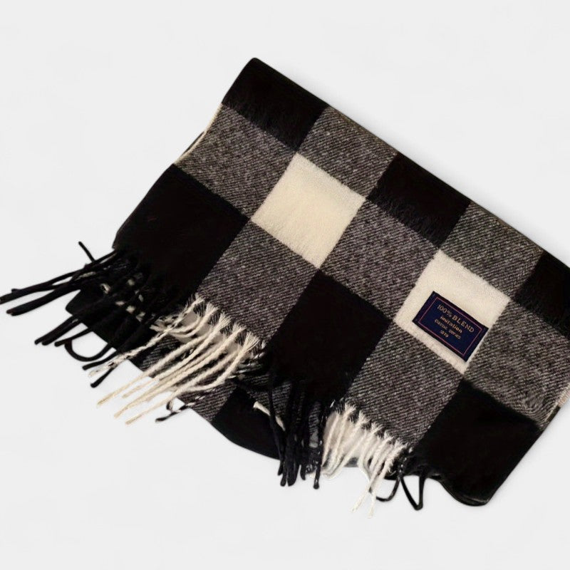 Gleame.-Gleame Sjaal - Warme en veelzijdige sjaal met tartanpatroon