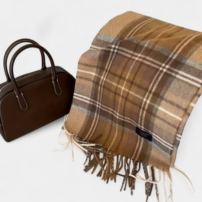 Gleame.-Gleame Sjaal - Warme en veelzijdige sjaal met tartanpatroon