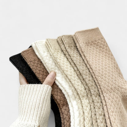Gleame.-Gleame Sokken - Warme handdoek sokken voor dames met een elegante uitstraling