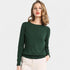 Gleame.-Gleame Trui – Merino wol pullover met ronde hals en lange mouwen
