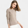 Gleame.-Gleame Trui – Merino wol pullover met ronde hals en lange mouwen