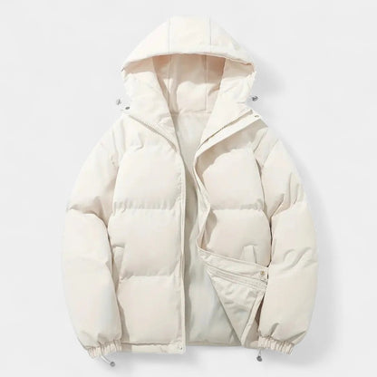 Gleame.-Jas-Gleame | Dames Gewatteerde Jas met Capuchon - Puffer Jacket met Ritssluiting