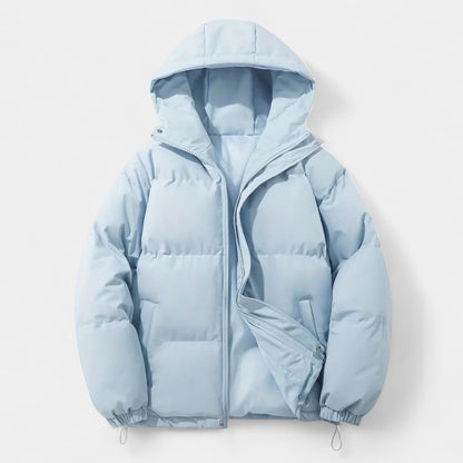 Gleame.-Jas-Gleame | Dames Gewatteerde Jas met Capuchon - Puffer Jacket met Ritssluiting