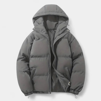 Gleame.-Jas-Gleame | Dames Gewatteerde Jas met Capuchon - Puffer Jacket met Ritssluiting