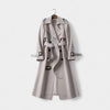 Gleame.-Jas-Gleame | Dames Trenchcoat met Dubbele Knoopsluiting en Ceintuur in de Taille