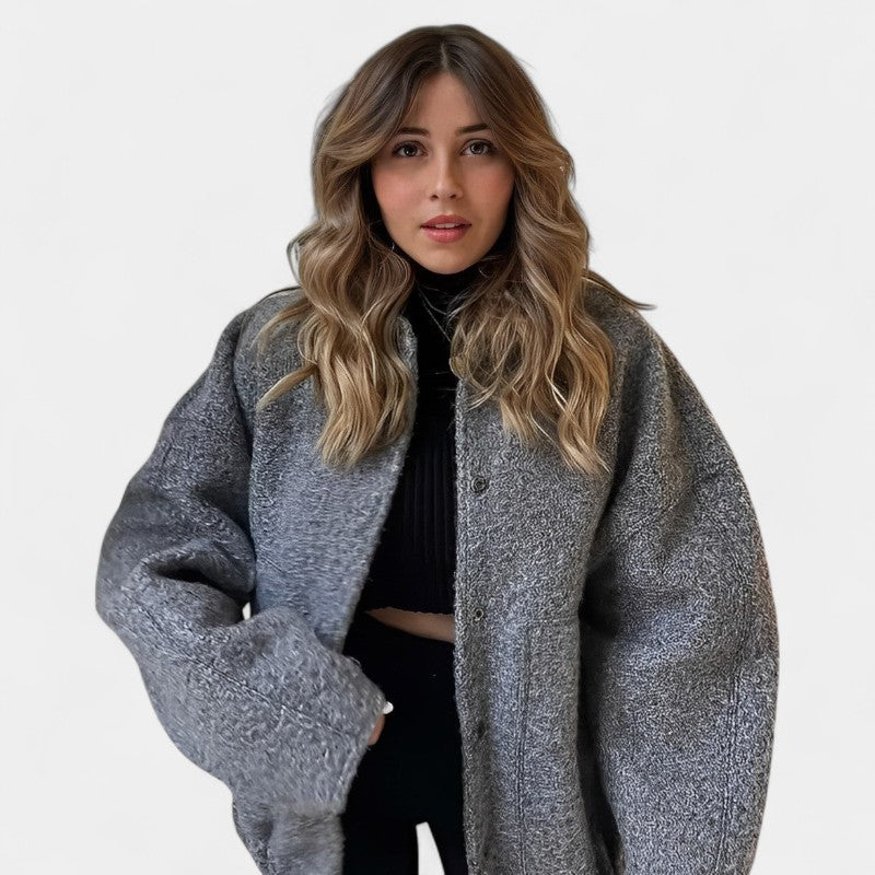 Gleame.-Jassen-Gleame Casual Jacket - Dames lange mouwen casual jas