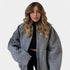 Gleame.-Jassen-Gleame Casual Jacket - Dames lange mouwen casual jas